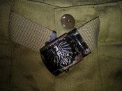 Брюки однотонные Олива Австрия - ремень бонусом. Штаны р.50-3/4 (лот №2/4)