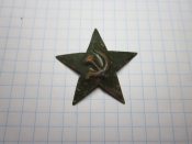 Звездочка в родной краске магнитная