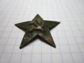 Звездочка в родной краске магнитная