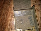 Ремень поясной олива текстиль с метал.пряжкой Bundes. Бундесвер, 100см. (лот №35)