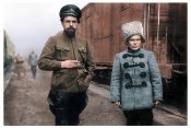 Нестор Махно и Павел Дыбенко.