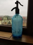 Антуражные сифоны в голубом стекле на ПМВ-ВМВ