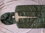 Спальный мешок, зимний, олива, наполнитель "Hollowfiber"