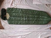 Спальный мешок, зимний, олива, наполнитель "Hollowfiber"