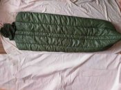 Спальный мешок, зимний, олива, наполнитель "Hollowfiber"