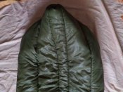 Спальный мешок, зимний, олива, наполнитель "Hollowfiber"