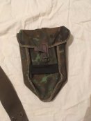 Чехол для лопаты и подтяжки к рпс