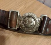 Ремень Boy Scouts Be Prepared. 1950-60 х. 80 см.