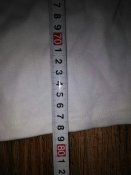 Нательный гольф 100% хлопок б/у в размере "6" (замеры на фото) - сделано в ГДР №19