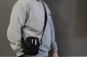 Тактическая универсальная сумка - подсумок с ремнём Mini warrior с системой M.O.L.L.E (Черная)