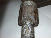 Складная немецкая саперная лопатка