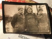 Фото фронтовое офицеры РККА в шинелях