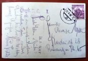 Открытка-Богемия и Моравия,провал Мацоха 1940 год