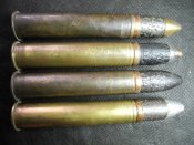 Подборка ММГ (4шт) снарядов 20х99R к авиационной 20-мм пушке ШВАК