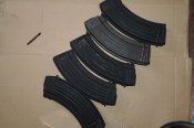 5 магазинов  7.62х39( металл-ребро)