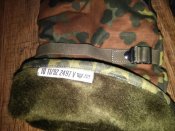 Рукавицы зимние на меху в камуфляже Flecktarn (флектарн) со вставками кожи армии Бундесвер. р.10 №4