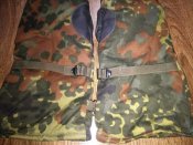 Рукавицы зимние на меху в камуфляже Flecktarn (флектарн) со вставками кожи армии Бундесвер. р.10 №4