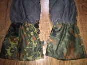 Рукавицы зимние на меху в камуфляже Flecktarn (флектарн) со вставками кожи армии Бундесвер. р.9 №9