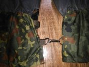 Рукавицы зимние на меху в камуфляже Flecktarn (флектарн) со вставками кожи армии Бундесвер. р.9 №9