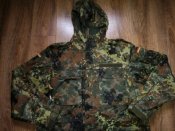Новая камуфляжная парка Flecktarn армии Bundeswehr - Gr.14 185-195/105. Куртка с капюшоном флектарн