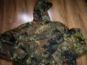 Новая камуфляжная парка Flecktarn армии Bundeswehr - Gr.14 185-195/105. Куртка с капюшоном флектарн