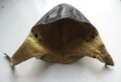 Лётный зимний кожаный шлем Люфтваффе Luftwaffe Kopfhaube