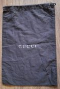 Мешок Gucci №1, для хранения небольших вещей, коричневый, Италия