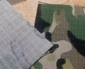 Набір латок для ремонту камуфляжа "Мультікам" (Multicam), ріп-стоп, 10 х 10 см (6 од)