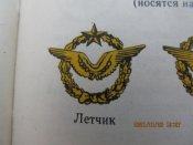 знак летчик,фрачник,Франция