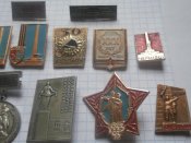 Значки по войне .