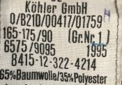 Китель ВС Германии, Flecktarn, GR 1