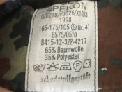 Китель ВС Германии, Flecktarn, GR 4