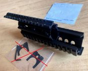 Тактическое алюминиевое цевье для АК Vector Optics