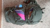 Французский рюкзак SAC de Montagne Modulable Olive (70 литров)