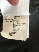 Мембранный флис Британской полиции "Polartec", Large Tall - замеры в описании