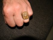 перстень,кольцо,печатка "орел".виробництво 1990-хх р