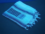 Арафатка (куфия) 115на 110 см., біло-чорна. Макс Фукс Німеччина. (2 шт.)