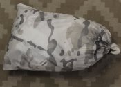 Зимний маскировочный костюм маскхалат белый.