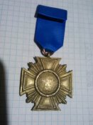 Медаль 25 лет выслуги в III Рейхе (Латунь, тяжелая)