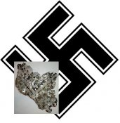 Обломок свастики с самолета