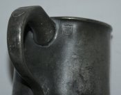 Антикварная металическая чашка.