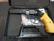 Револьвер под патрон Флобера мод. Profi 4,5" черный, рукоятка бук