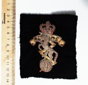 Нашивка, шеврон нарукавный армии Англии, "Корпус королевских инженеров-электриков"