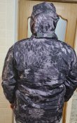 Куртка софтшел черный питон размер 4XL