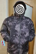 Куртка софтшел черный питон размер 4XL