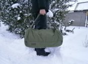Рюкзак-баул 60 л, тканина Оксфорд 600D, олива, горизонтальна загрузка.