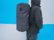 Рюкзак-баул 60 л, тканина Оксфорд 600D, чорний, горизонтальна загрузка.