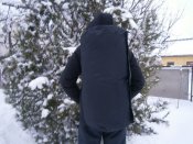 Рюкзак-баул 60 л, тканина Оксфорд 600D, чорний, горизонтальна загрузка.
