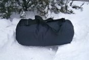 Рюкзак-баул 60 л, тканина Оксфорд 600D, чорний, горизонтальна загрузка.