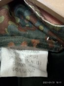 Комбинезон бундесвера BW флектарн. Размер G13